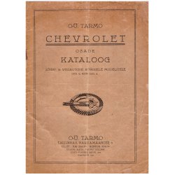 Chevrolet autoosade kataloog, O-Ü Tarmo